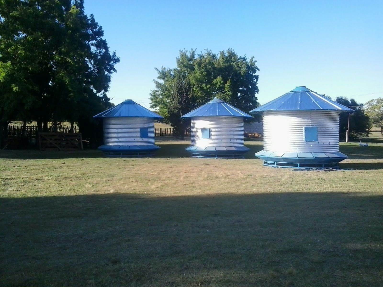 Silos autoconsumo para alimentación de hacienda.